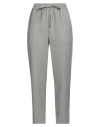 Caractere Caractère Woman Pants Grey Size 10 Polyester, Viscose, Elastane In Grey