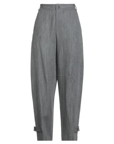 Caractere Caractère Woman Pants Grey Size 6 Lyocell In Gray
