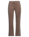Caractere Caractère Woman Pants Khaki Size 27 Cotton, Modal, Elastane In Beige