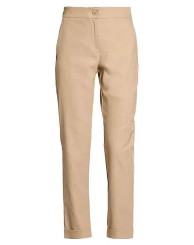 Caractere Caractère Woman Pants Light Grey Size 4 Cotton, Polyester, Elastane