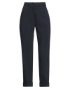 Caractere Caractère Woman Pants Midnight Blue Size 14 Cotton, Polyester, Elastane In Blue