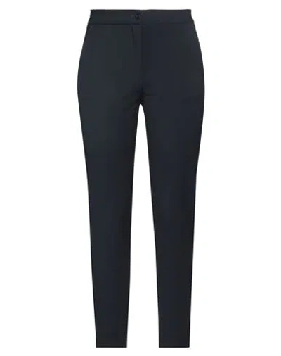 Caractere Caractère Woman Pants Midnight Blue Size 14 Polyester, Viscose, Elastane