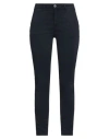 Caractere Caractère Woman Pants Midnight Blue Size 2 Cotton, Lyocell, Elastane In Blue