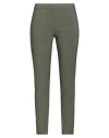 Caractere Caractère Woman Pants Military Green Size 12 Viscose, Polyamide, Elastane
