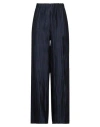 Caractere Caractère Woman Pants Navy Size 8 Polyester In Navy Blue