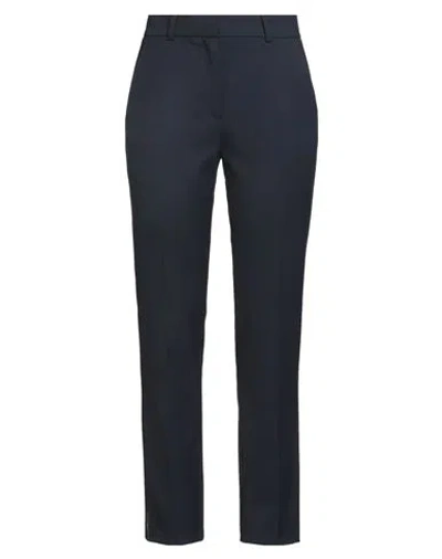 Caractere Caractère Woman Pants Navy Size 14 Polyester, Viscose, Elastane In Black