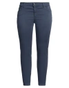 Caractere Caractère Woman Pants Navy Size 26 Cotton, Lyocell, Elastane