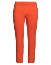 Caractere Caractère Woman Pants Orange Size 14 Viscose, Polyamide, Elastane In Orange