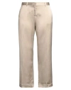 Caractere Caractère Woman Pants Sand Size 00 Viscose, Linen In Beige