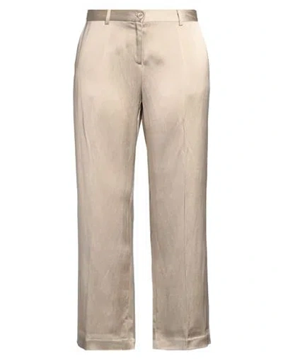 Caractere Caractère Woman Pants Sand Size 00 Viscose, Linen In Beige
