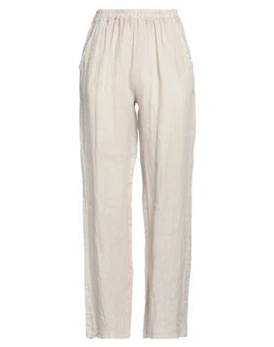 Caractere Caractère Woman Pants Sand Size S Linen In Beige