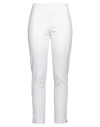 Caractere Caractère Woman Pants White Size 12 Viscose, Polyamide, Elastane