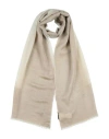 Caractere Caractère Woman Scarf Beige Size - Modal, Wool In Sand