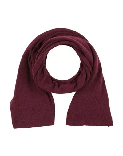 Caractere Caractère Woman Scarf Burgundy Size - Polyamide, Viscose, Wool, Cashmere In Red
