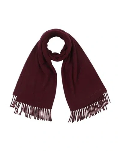 Caractere Caractère Woman Scarf Burgundy Size - Virgin Wool In Red