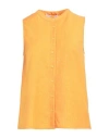 Caractere Caractère Woman Shirt Mandarin Size 14 Polyester In Mandarin