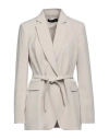 Caractere Caractère Woman Suit Jacket Beige Size 10 Polyester, Elastane In White
