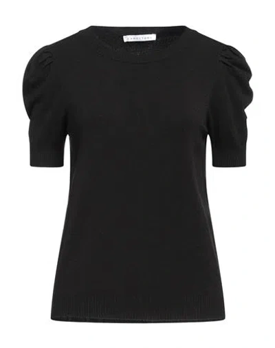 Caractere Caractère Woman Sweater Black Size 2 Viscose, Polyester, Polyamide In Black