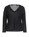 Caractere Caractère Woman Sweater Black Size L Polyacrylic, Wool