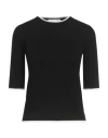 Caractere Caractère Woman Sweater Black Size M Viscose, Polyester, Polyamide