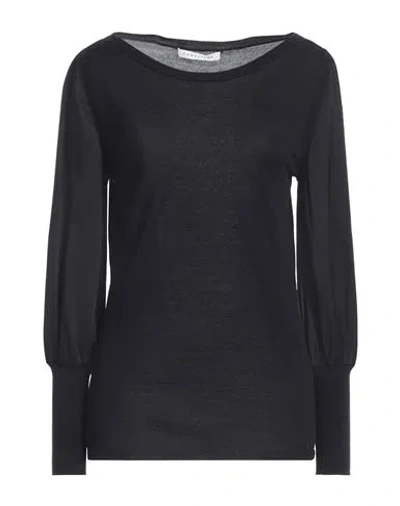 Caractere Caractère Woman Sweater Black Size M Wool, Acrylic, Silk