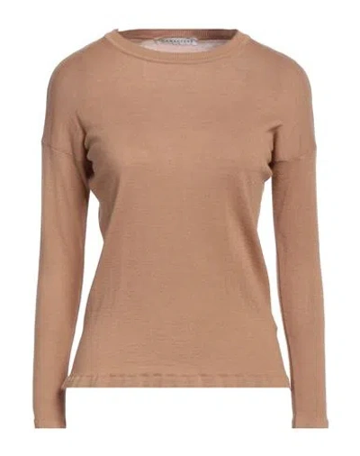 Caractere Caractère Woman Sweater Camel Size L Acrylic, Wool