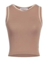 Caractere Caractère Woman Sweater Camel Size L Viscose, Polyester, Polyamide