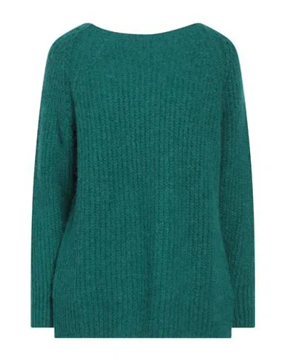 Caractere Caractère Woman Sweater Emerald Green Size 1 Acrylic, Polyamide, Alpaca Wool, Virgin Wool