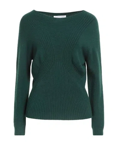Caractere Caractère Woman Sweater Green Size 1 Viscose, Polyester, Polyamide In Green