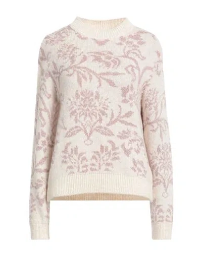 Caractere Caractère Woman Sweater Ivory Size L Polyacrylic, Polyamide, Mohair Wool, Polyester, Viscose In White