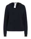 Caractere Caractère Woman Sweater Midnight Blue Size 2 Viscose, Polyester, Polyamide