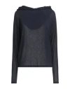 Caractere Caractère Woman Sweater Midnight Blue Size M Viscose, Polyamide, Cashmere, Elastane