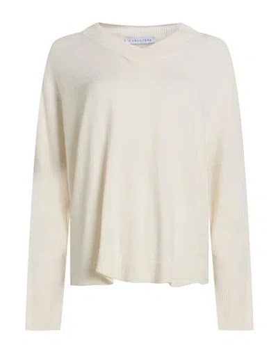 Caractere Caractère Woman Sweater Off White Size S Viscose, Polyamide, Wool, Cashmere
