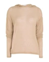 Caractere Caractère Woman Sweater Sand Size M Viscose, Polyamide, Cashmere, Elastane In Neutral