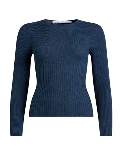 Caractere Caractère Woman Sweater Slate Blue Size Xl Viscose, Polyester, Polyamide
