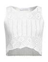 Caractere Caractère Woman Top White Size L Cotton In White