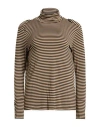 Caractere Caractère Woman T-shirt Camel Size 10 Viscose, Elastane In Multi