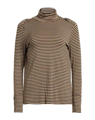 Caractere Caractère Woman T-shirt Camel Size 10 Viscose, Elastane In Multi