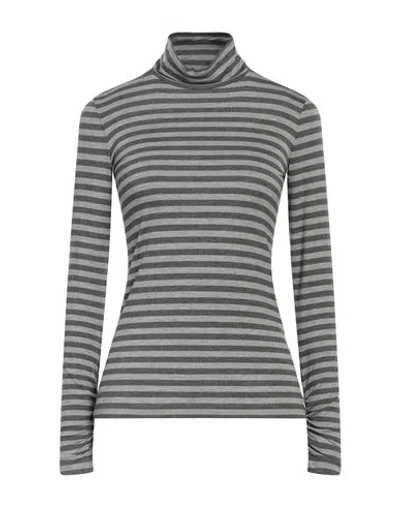 Caractere Caractère Woman T-shirt Grey Size L Viscose, Elastane