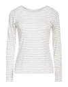 Caractere Caractère Woman T-shirt White Size Xl Viscose, Elastane, Metal, Polyamide In White