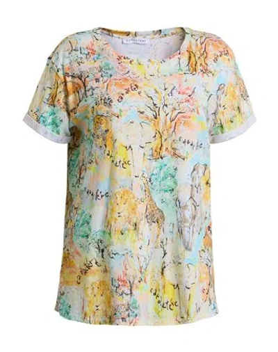 Caractere Caractère Woman T-shirt Yellow Size M Cotton