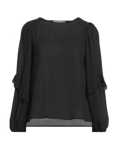 Caractere Caractère Woman Top Black Size 12 Polyester