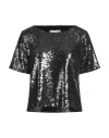 Caractere Caractère Woman Top Black Size M Polyester, Polyamide In Black