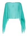 Caractere Caractère Woman Top Emerald Green Size 1 Viscose, Silk