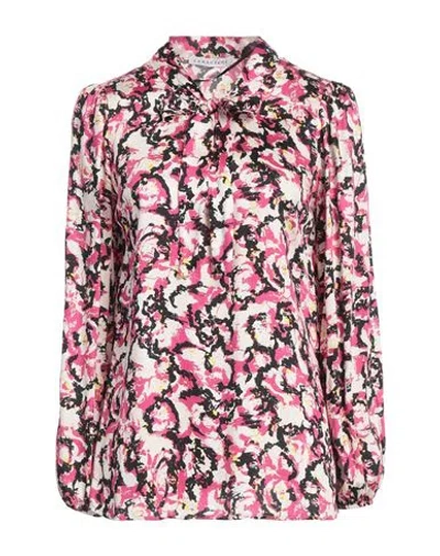 Caractere Caractère Woman Top Fuchsia Size 12 Viscose In Pink