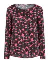 Caractere Caractère Woman Top Fuchsia Size 6 Viscose In Pink