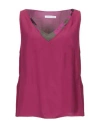 Caractere Caractère Woman Top Garnet Size 10 Viscose In Pink