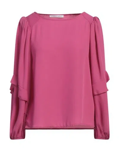 Caractere Caractère Woman Top Magenta Size 12 Polyester