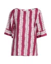 Caractere Blouses In Magenta
