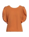 Caractere Caractère Woman Top Mandarin Size 8 Cotton